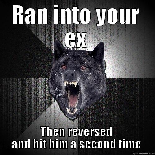 Ex BF - RAN INTO YOUR EX THEN REVERSED AND HIT HIM A SECOND TIME Insanity Wolf