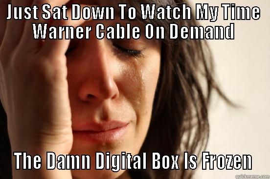 Cable Problems - JUST SAT DOWN TO WATCH MY TIME WARNER CABLE ON DEMAND THE DAMN DIGITAL BOX IS FROZEN First World Problems