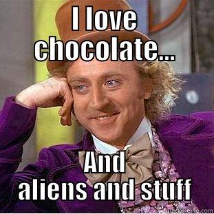 I LOVE CHOCOLATE... AND ALIENS AND STUFF Condescending Wonka