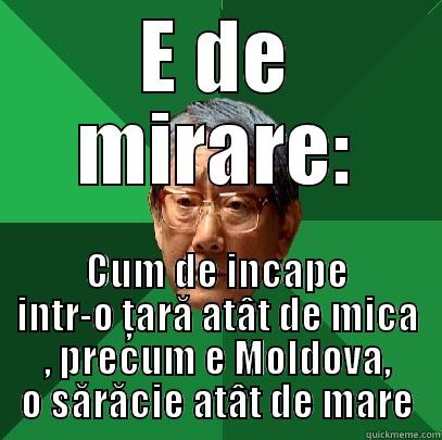 E DE MIRARE: CUM DE INCAPE INTR-O ȚARĂ ATÂT DE MICA , PRECUM E MOLDOVA, O SĂRĂCIE ATÂT DE MARE High Expectations Asian Father