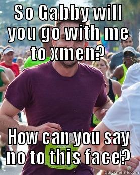 SO GABBY WILL YOU GO WITH ME TO XMEN? HOW CAN YOU SAY NO TO THIS FACE? Ridiculously photogenic guy