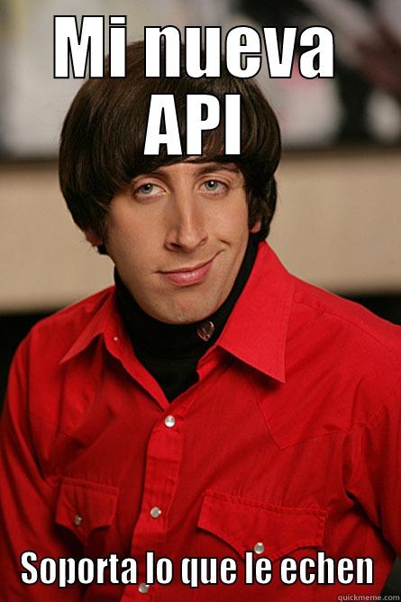 MI NUEVA API SOPORTA LO QUE LE ECHEN Pickup Line Scientist