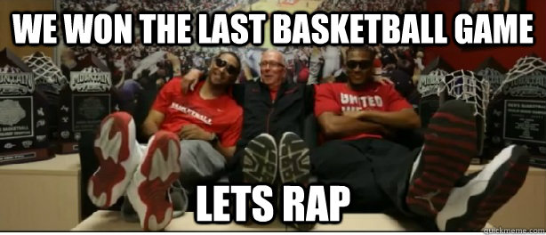 We won the last basketball game lets rap  SDSU Basketball