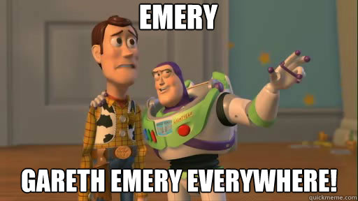 EMERY Gareth emery everywhere!  Everywhere