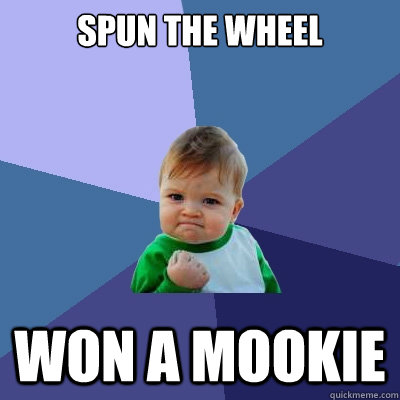 Spun the Wheel WOn a Mookie  Success Kid