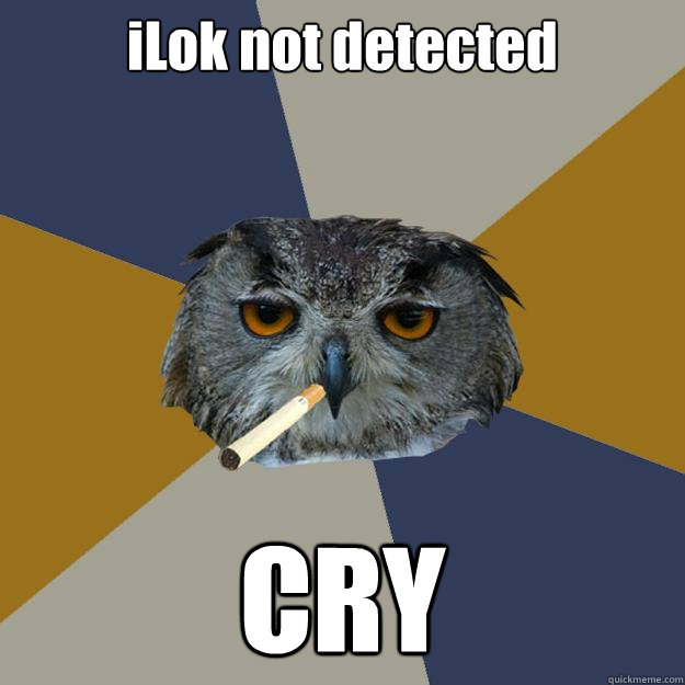 iLok not detected CRY - iLok not detected CRY  Art Student Owl