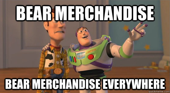 Bear Merchandise bear merchandise everywhere  Toy Story Everywhere