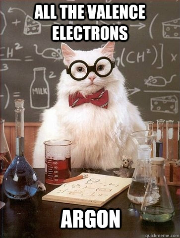 All the valence electrons Argon - All the valence electrons Argon  Chemistry Cat