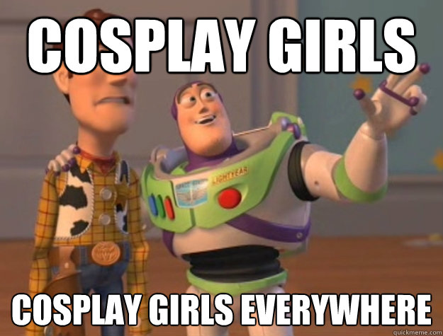 Cosplay girls Cosplay girls everywhere   Buzz Lightyear