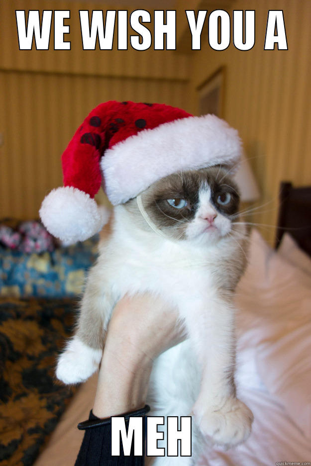 WE WISH YOU A MEH Grumpy xmas