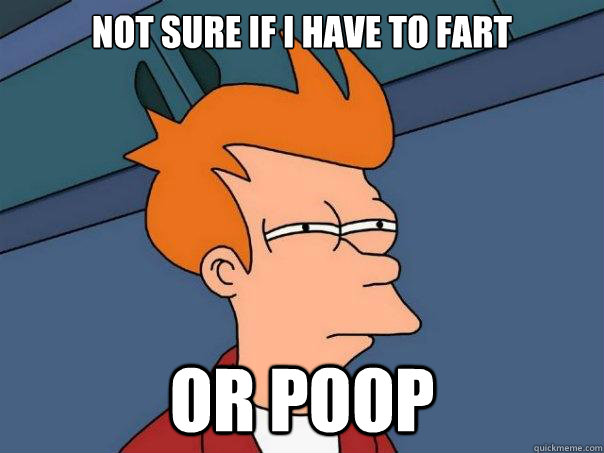 Not sure if i have to fart or poop  Futurama Fry