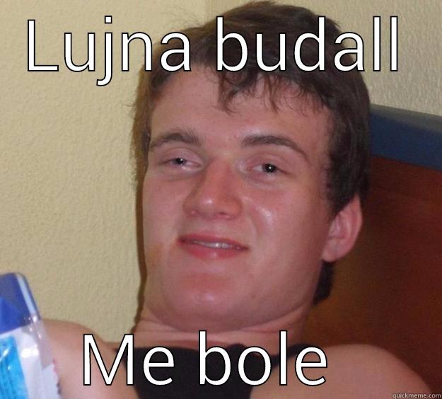 LUJNA BUDALL ME BOLE  10 Guy