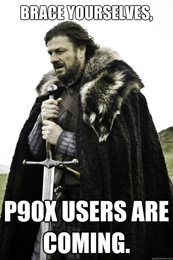 Brace yourselves, p90x users are coming.   Brace yourself