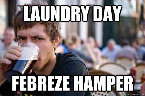 Laundry day febreze hamper - Laundry day febreze hamper  Lazy College Senior