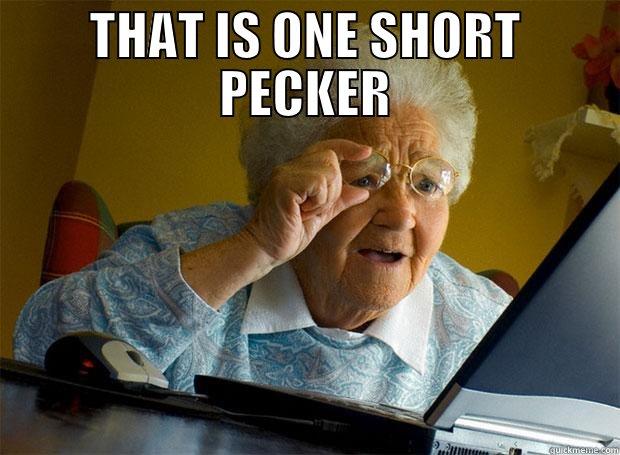 THAT IS ONE SHORT PECKER  Grandma finds the Internet