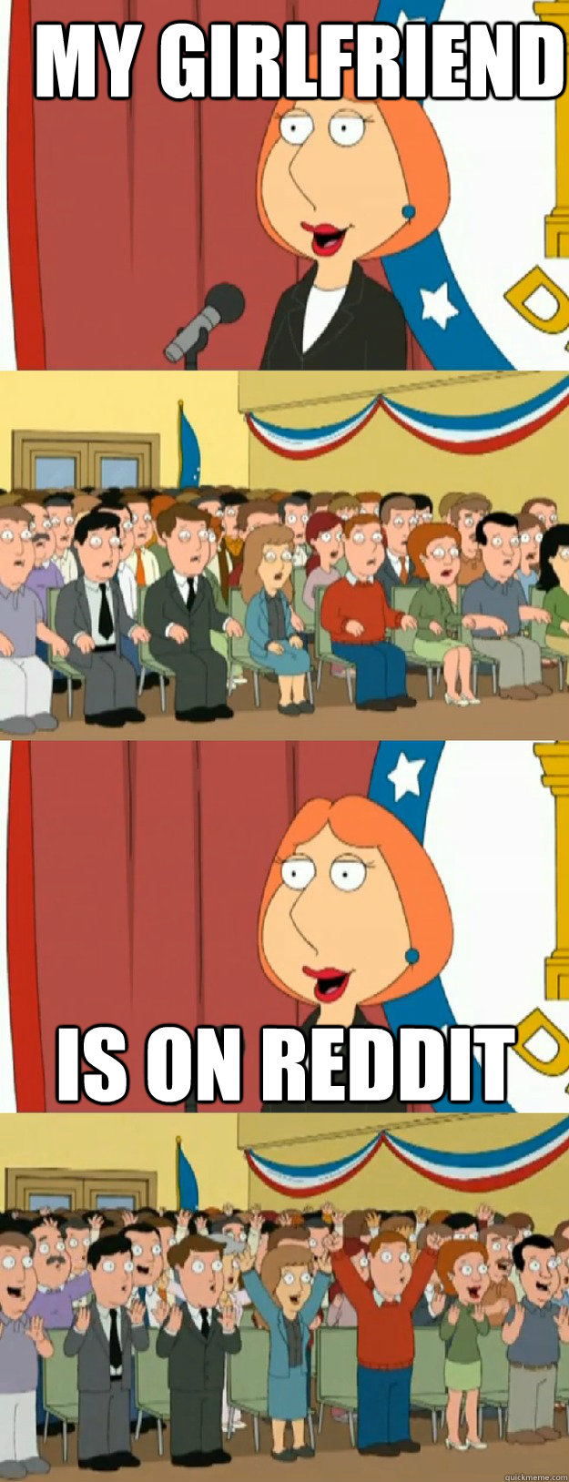 my girlfriend is on reddit  Lois Griffin