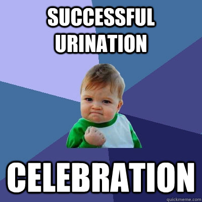 Successful Urination celebration  Success Kid