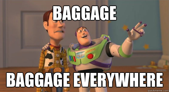 baggage baggage everywhere  Toy Story Everywhere