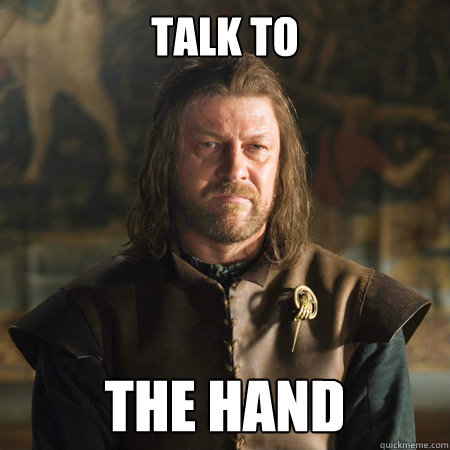 Talk to The hand - Talk to The hand  Not Interested Ned