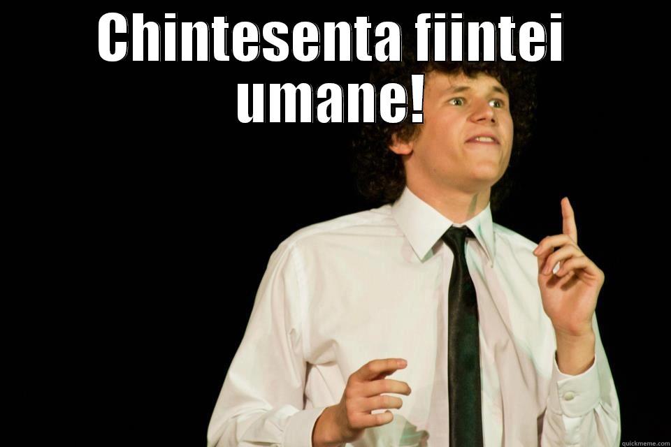 Because Enciu - CHINTESENTA FIINTEI UMANE!  Misc