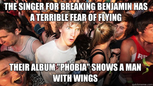 The Singer For Breaking Benjamin Has A Terrible Fear Of Flying Their Album 