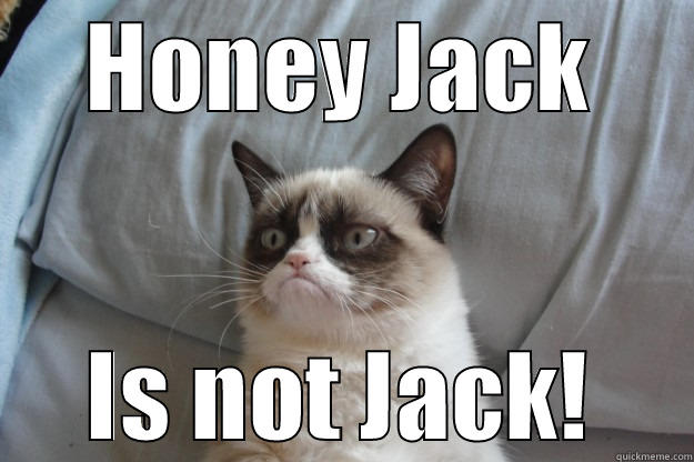 HONEY JACK IS NOT JACK! Grumpy Cat