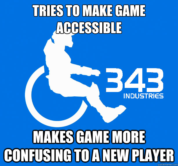 Tries to make game accessible  Makes game more confusing to a new player  343 Logic