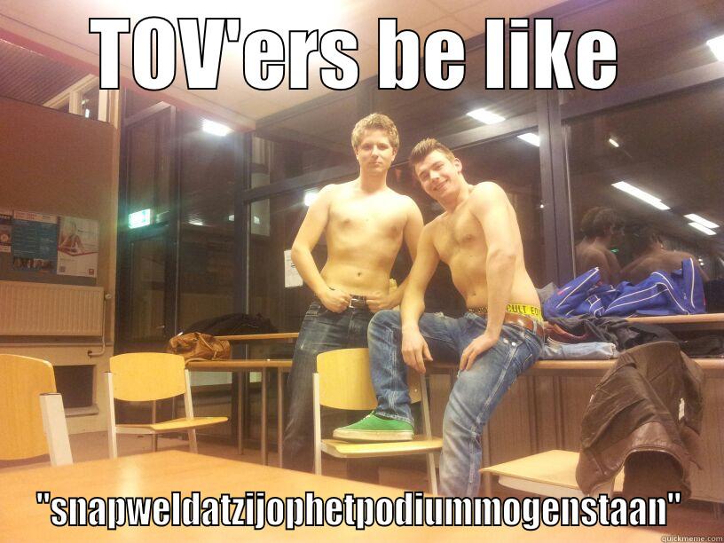 TOV'ERS BE LIKE - TOV'ERS BE LIKE 