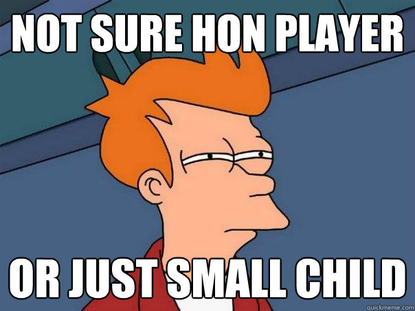 not sure hon player or just Small child  Futurama Fry