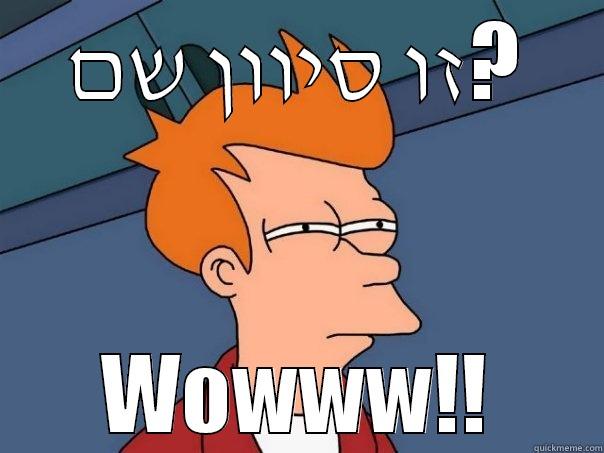 זו סיוון שם? WOWWW!! Futurama Fry