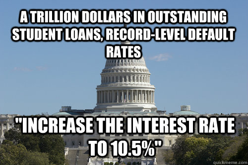 A trillion dollars in outstanding student loans, record-level default rates 