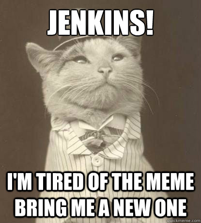 Jenkins! I'm Tired of the meme bring me a new one  Aristocat