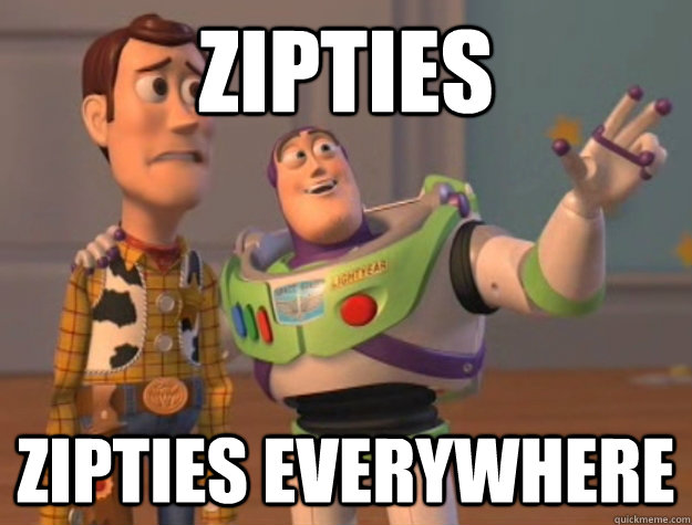 zipties zipties everywhere  Buzz Lightyear