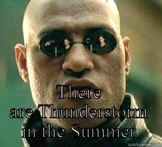  THERE ARE THUNDERSTORM IN THE SUMMER Matrix Morpheus