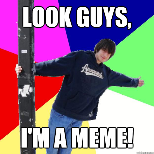 look guys, i'm a meme!  