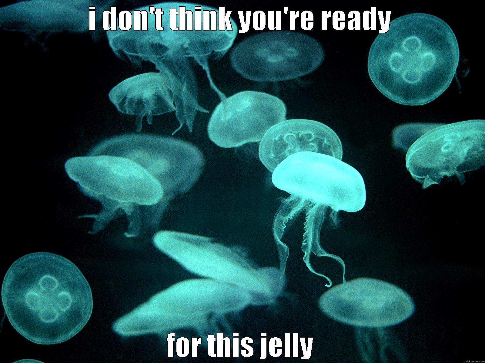 I DON'T THINK YOU'RE READY FOR THIS JELLY Misc