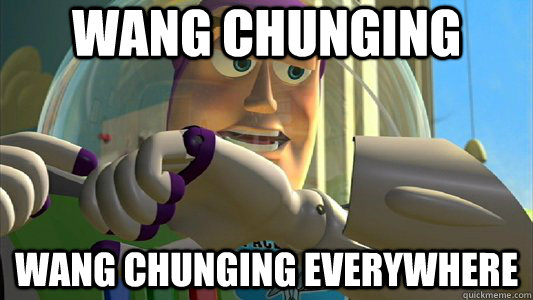 Wang Chunging Wang chunging everywhere  Buzz Lightyear