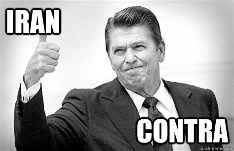 iran  contra  Ronald Reagan