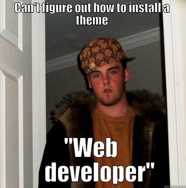 Web designer - CAN'T FIGURE OUT HOW TO INSTALL A THEME 