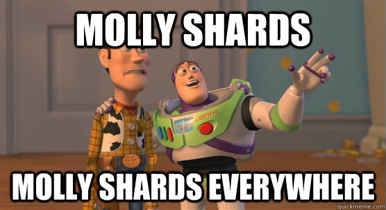 molly shards molly shards everywhere  Toy Story Everywhere