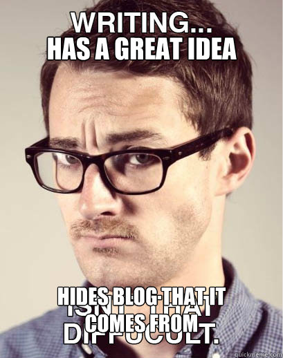 HAS A GREAT IDEA HIDES BLOG THAT IT 
COMES FROM  Junior Art Director