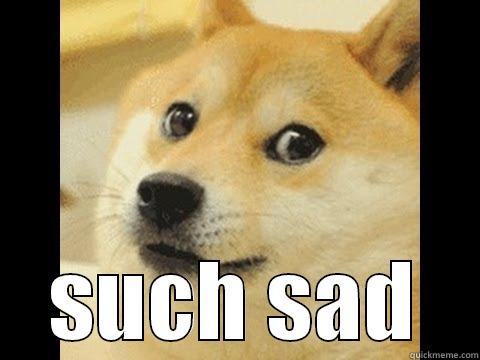 wow doge -  SUCH SAD Misc