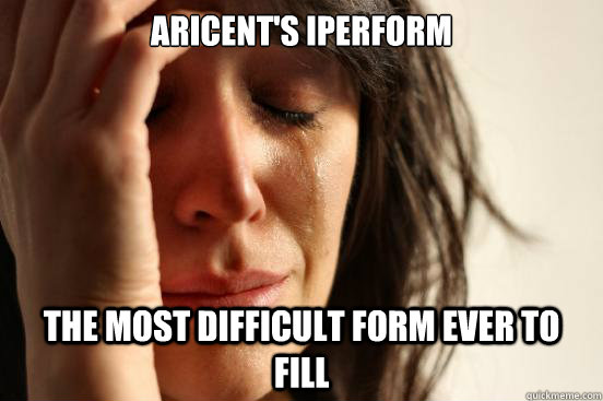 Aricent's iperform The most difficult form ever to fill  First World Problems