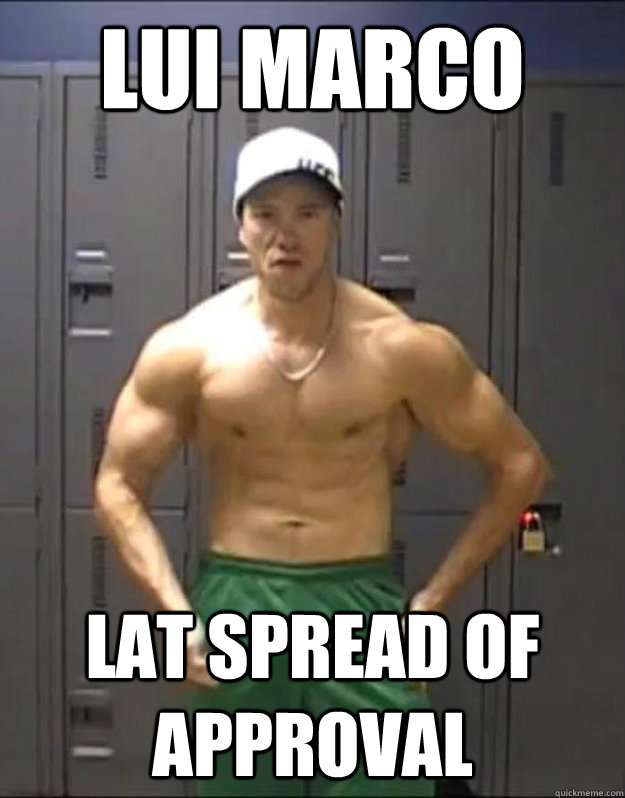 Lui Marco Lat Spread of Approval  