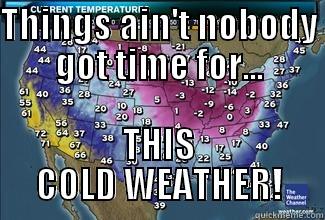 THINGS AIN'T NOBODY GOT TIME FOR... THIS COLD WEATHER! Misc