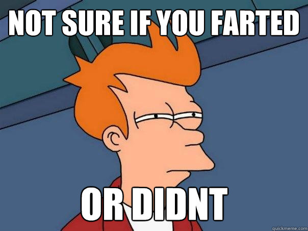 NOT SURE IF YOU FARTED or DIDNT  Futurama Fry