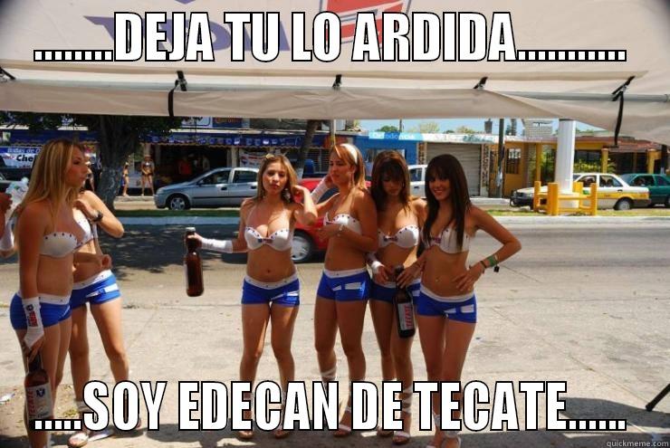 ........DEJA TU LO ARDIDA........... .....SOY EDECAN DE TECATE...... Misc