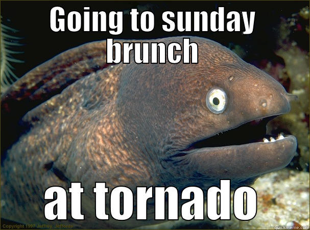 GOING TO SUNDAY BRUNCH AT TORNADO Bad Joke Eel