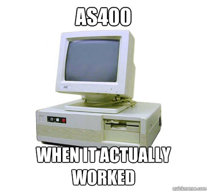 AS400 WHEN IT ACTUALLY WORKED  Your First Computer