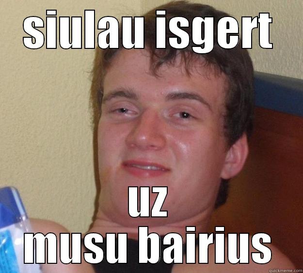 SIULAU ISGERT UZ MUSU BAIRIUS 10 Guy